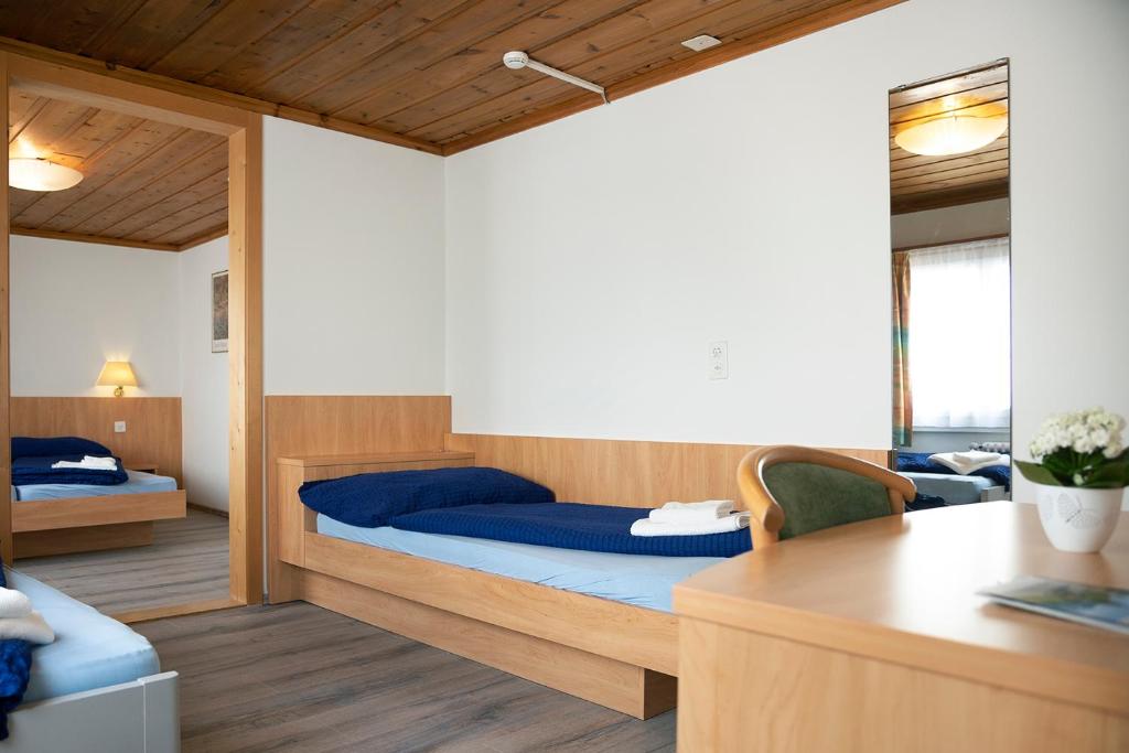 Postel nebo postele na pokoji v ubytování B&B La Tgamona
