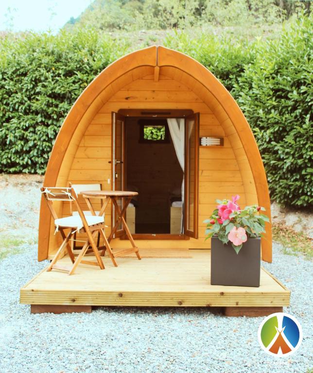 Zahrada ubytování Camping lago 3 comuni