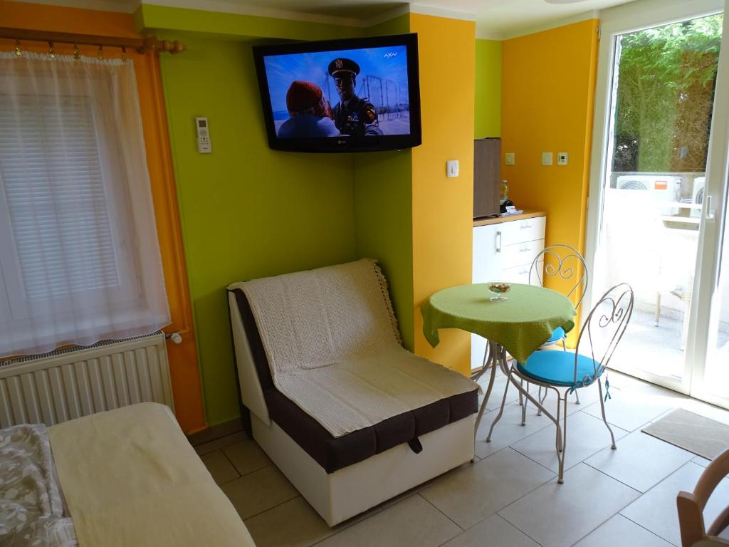 Posezení v ubytování Sobe-Apartma