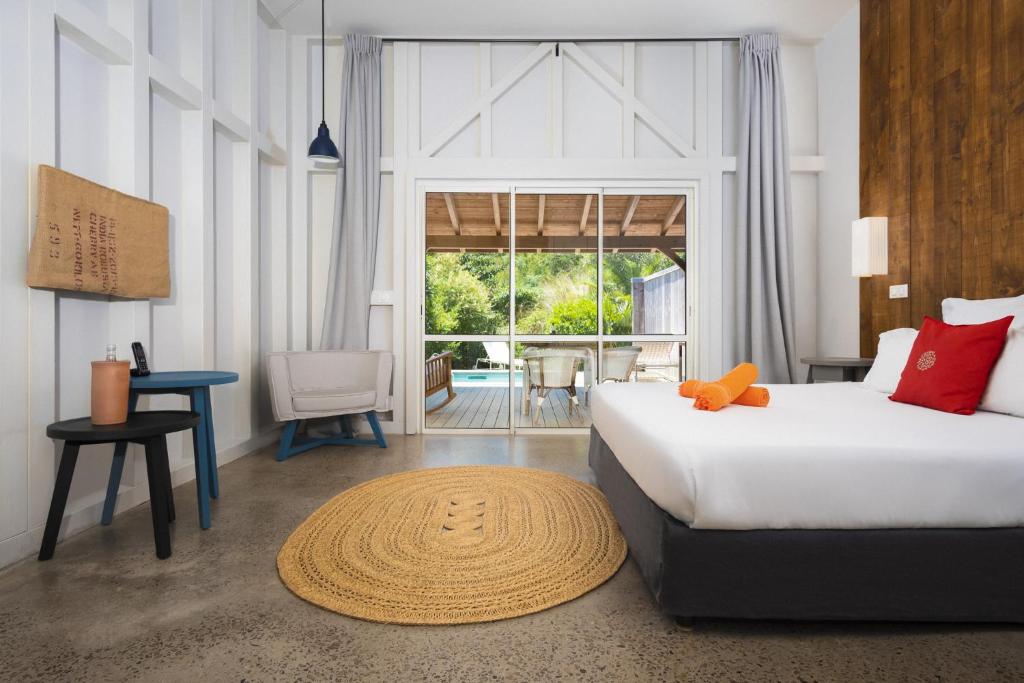 Letto o letti in una camera di French Coco