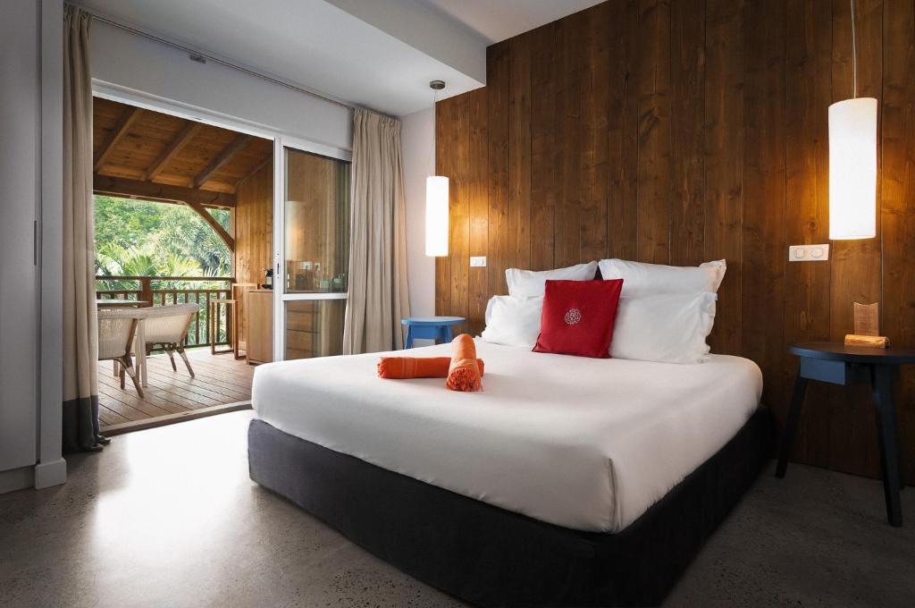 Letto o letti in una camera di French Coco
