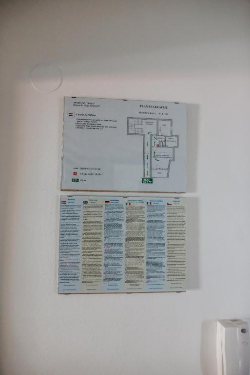 Půdorys ubytování Apartman "JOKA"