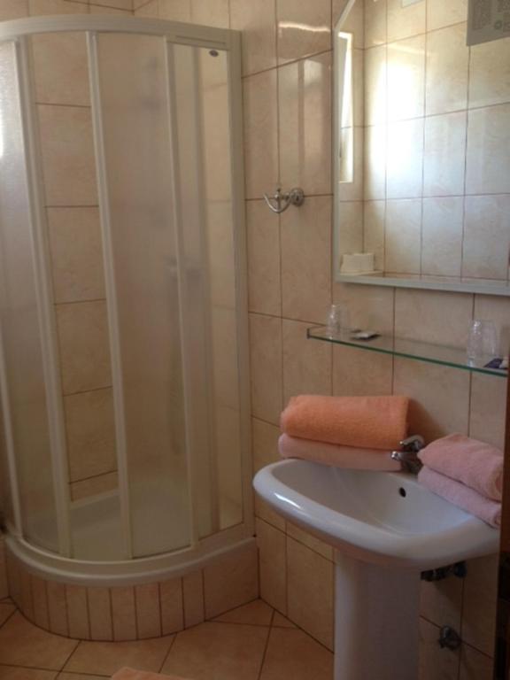Koupelna v ubytování Guesthouse Villa Adria