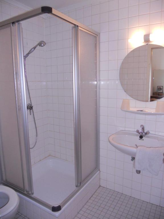 Koupelna v ubytování Hotel Ten Putte