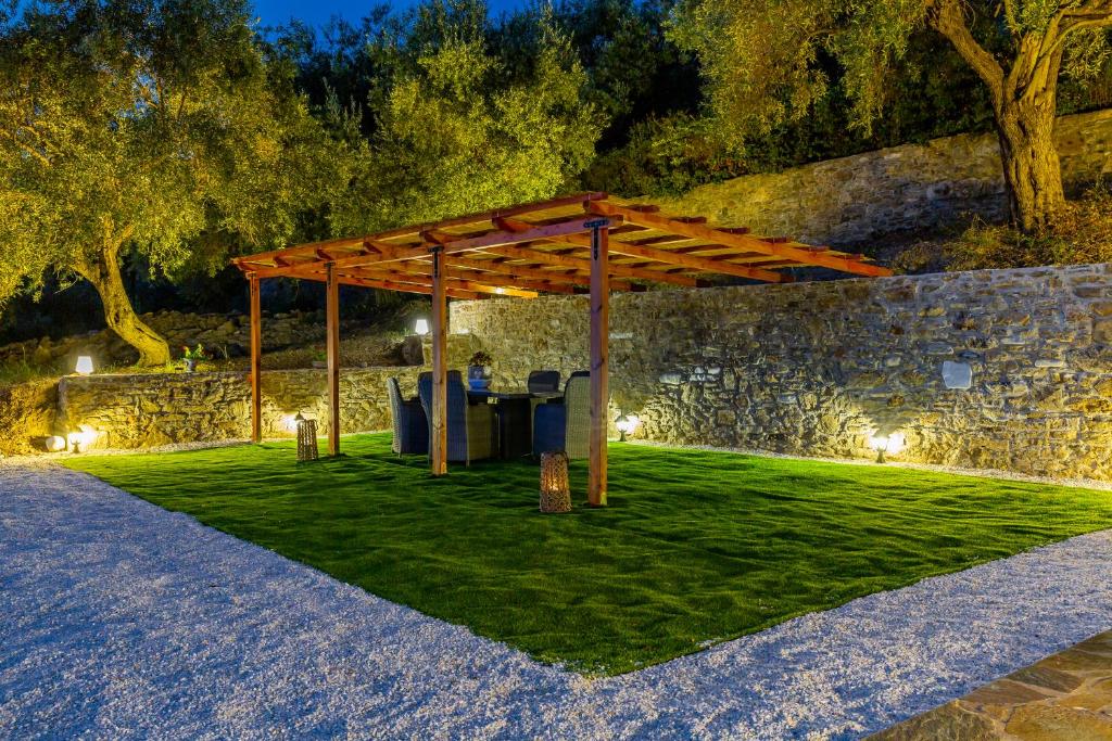 Zahrada ubytování Olive Grove Apartment