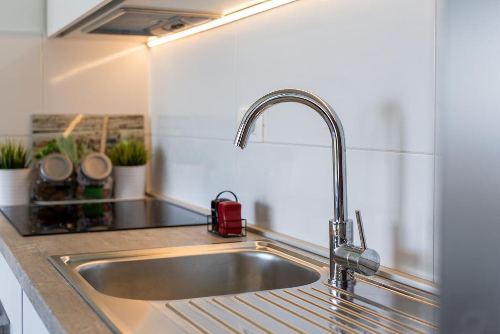 Kuchyňa alebo kuchynka v ubytovaní Apartment StellaMare