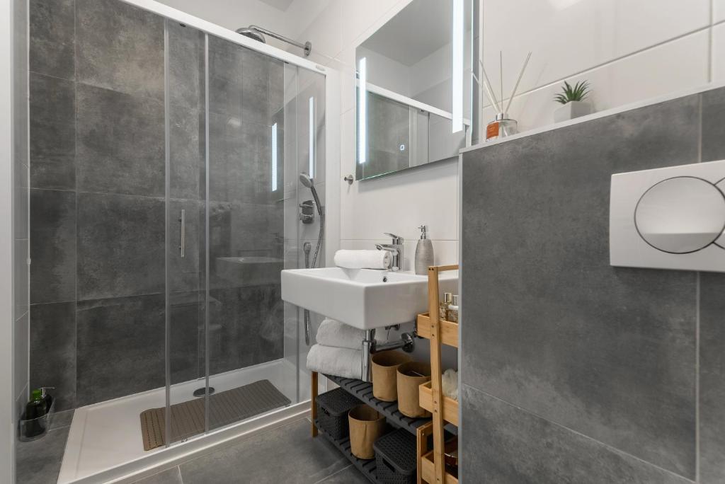 Kúpeľňa v ubytovaní Apartment StellaMare