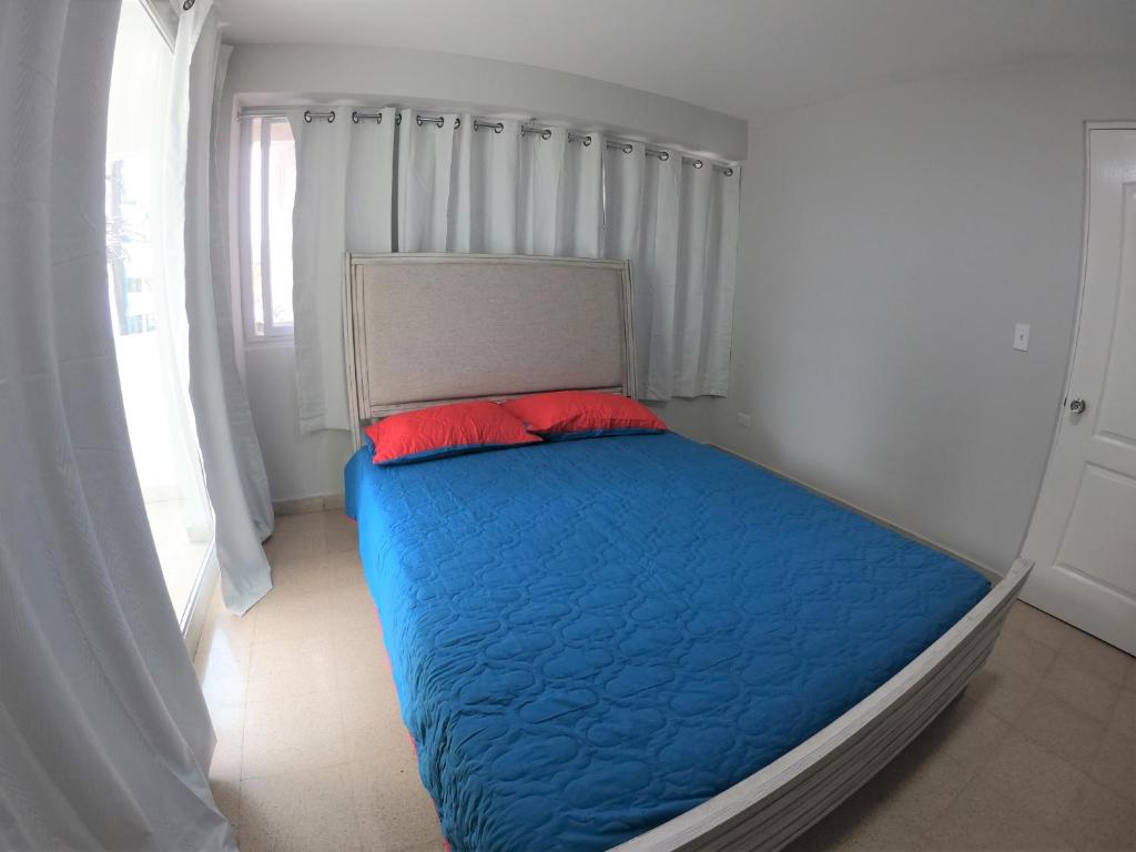 Voodi või voodid majutusasutuse Blu Hostel toas