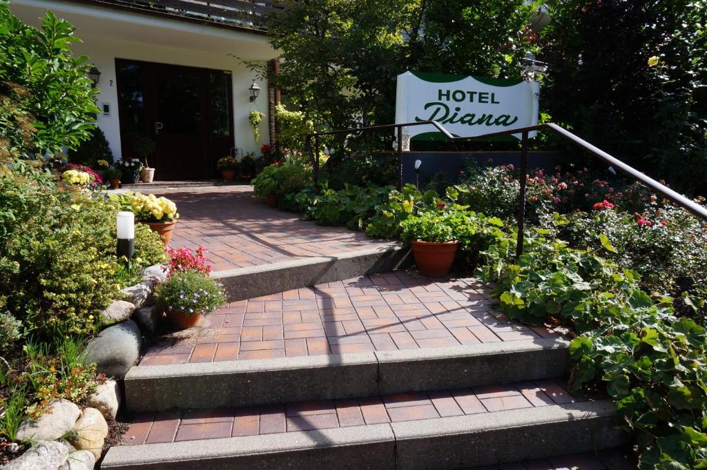 Zahrada ubytování Hotel Diana Garni