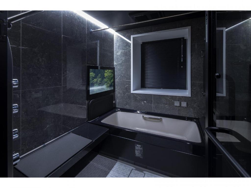 Koupelna v ubytování Randor Residence Hiroshima Suites