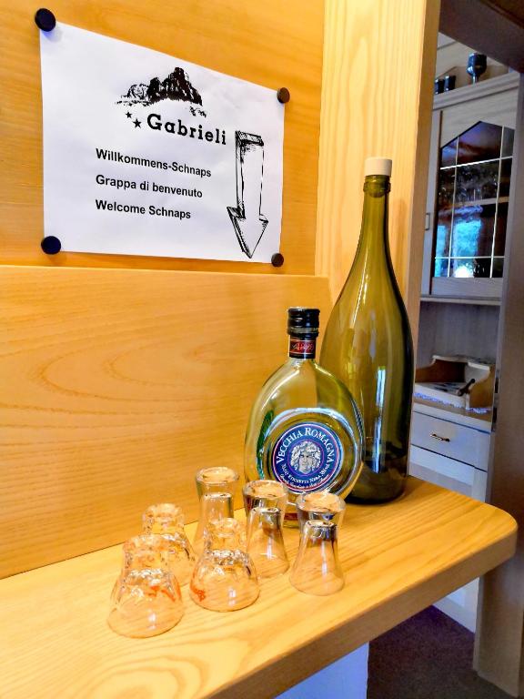 Nápoje v ubytování Garni Gabrieli