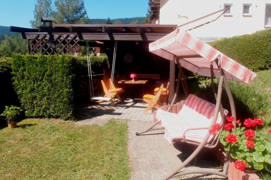 Zahrada ubytování Pension Kubát