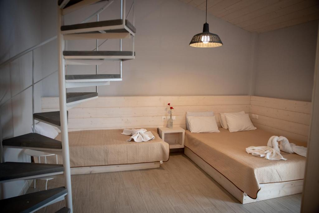 Posezení v ubytování Oniro Rooms & Suites