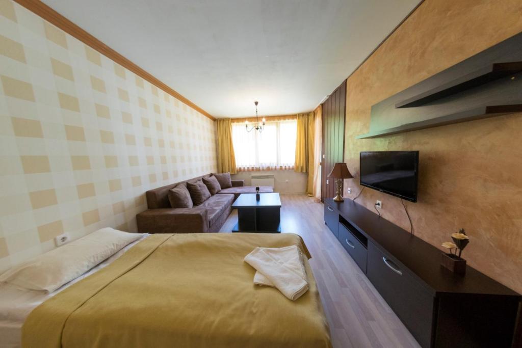 Postel nebo postele na pokoji v ubytování Forest Nook Aparthotel