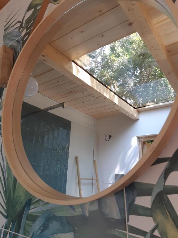 Balkón nebo terasa v ubytování Atmosfera Bubble Glamping