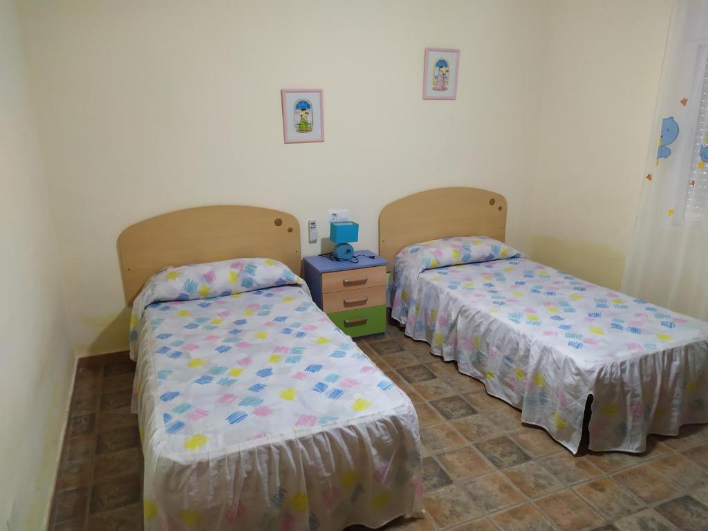 Postel nebo postele na pokoji v ubytování Vistas de Cope "pet friendly"