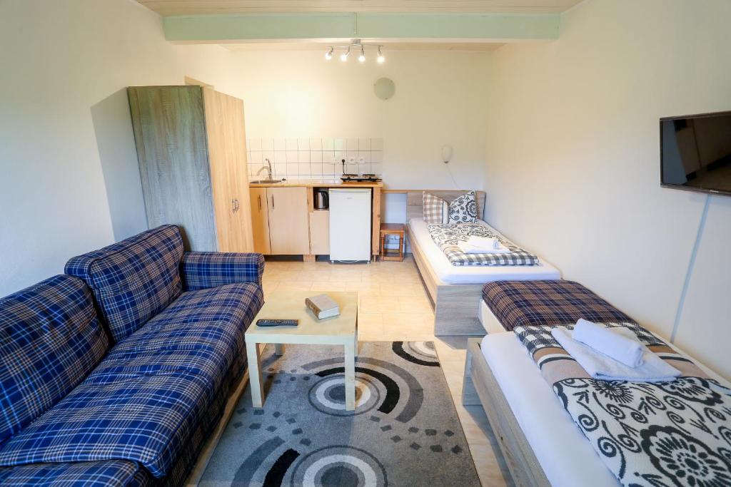Kuchyň nebo kuchyňský kout v ubytování Pension Rauschberghof