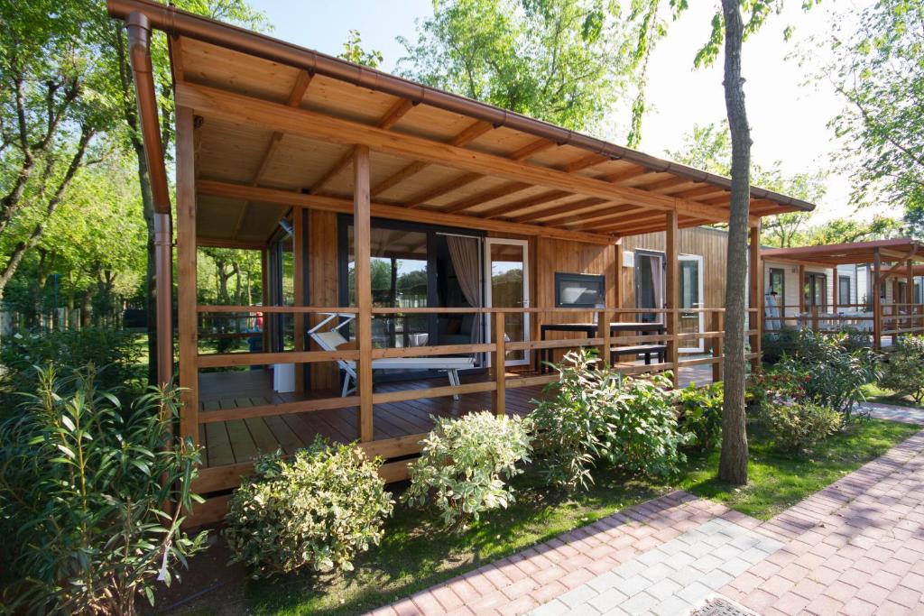Zahrada ubytování Camping Santin