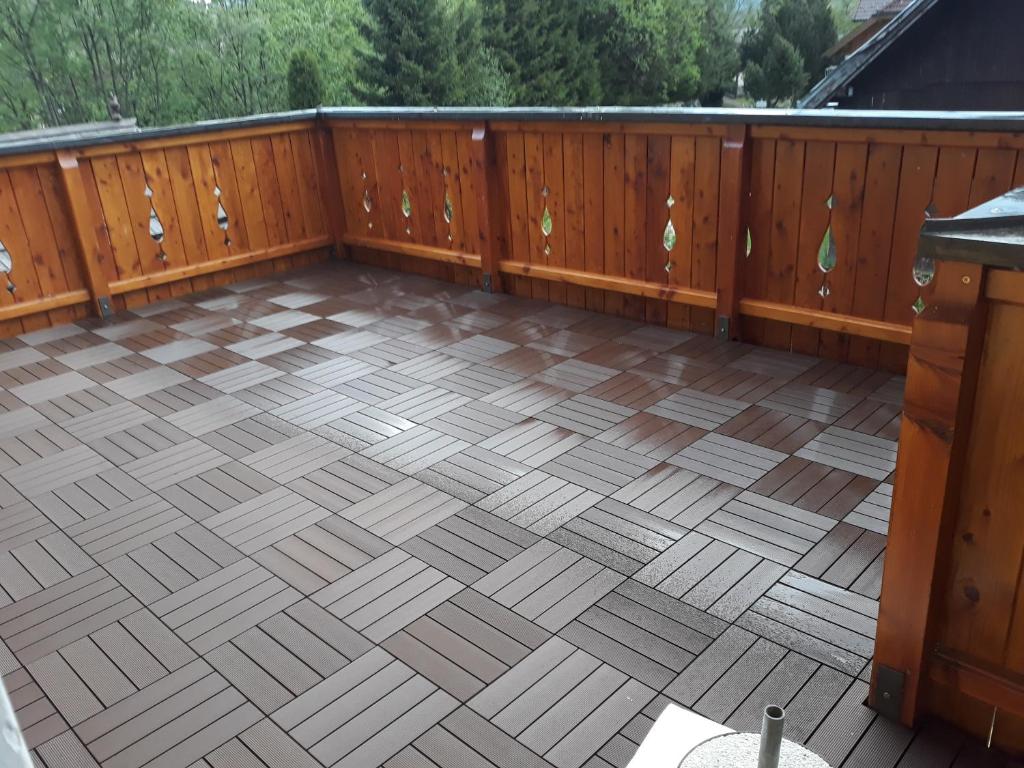 A balcony or terrace at Haus Dorfer