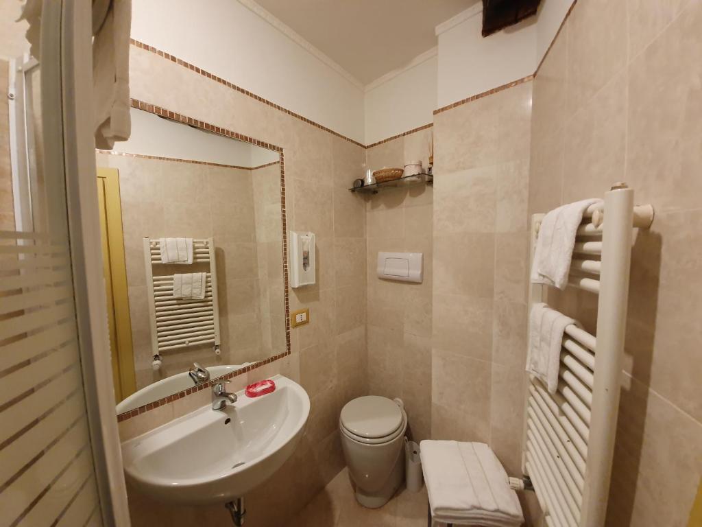 Koupelna v ubytování Casa Alla Fenice