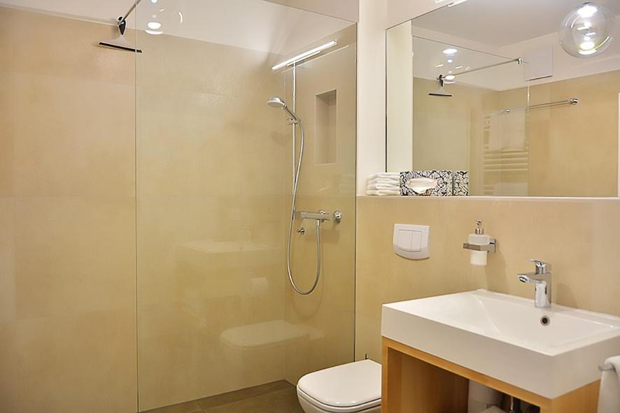 Koupelna v ubytování Ferienwohnung Elbe