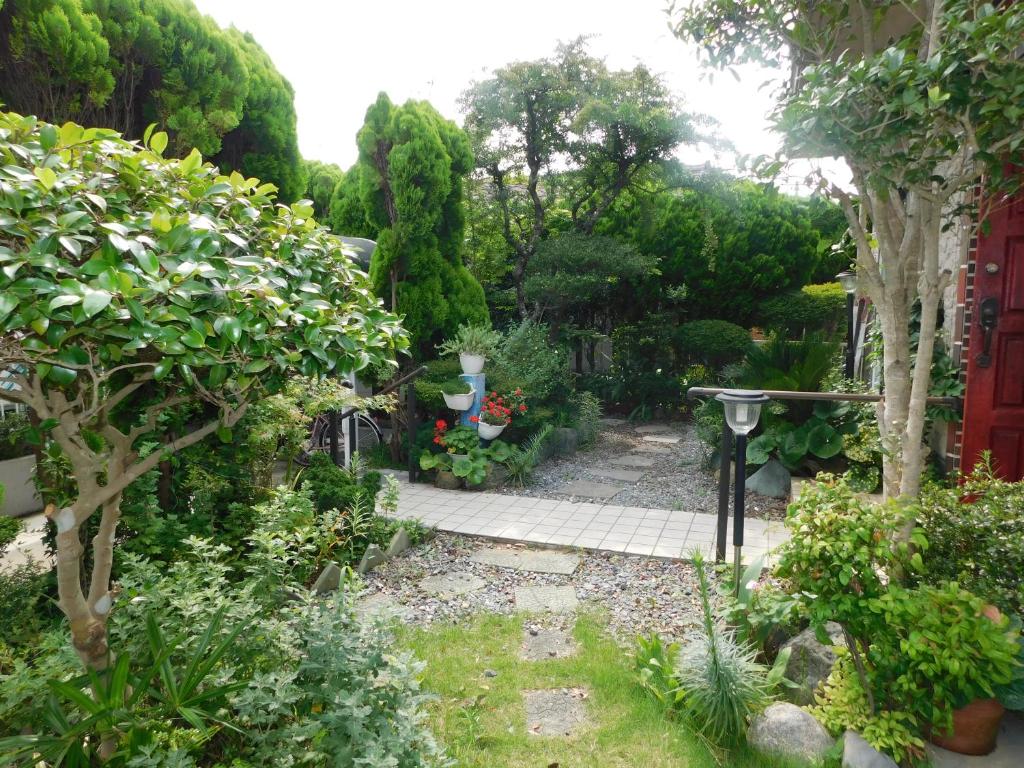 Zahrada ubytování Guesthouse Shang