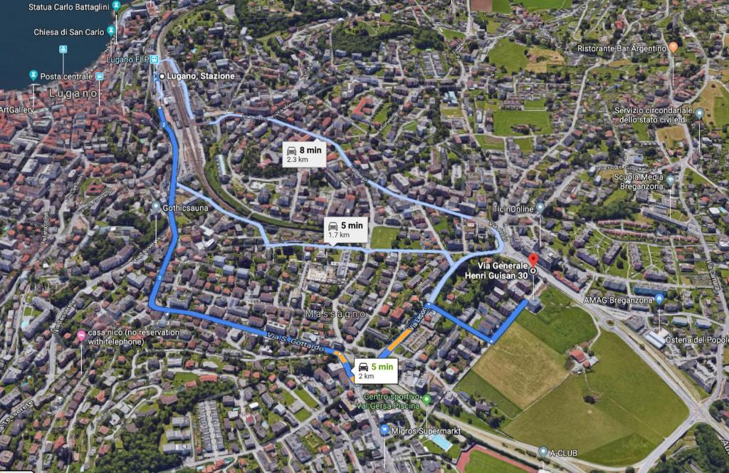 Lugano 33A - No Bikes - Self check-in - Resim 16