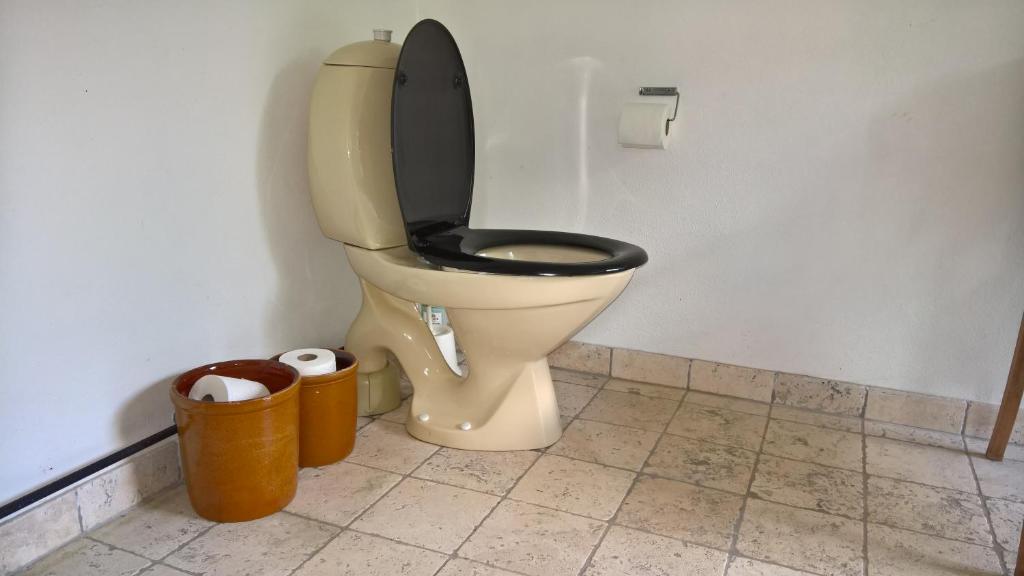 Koupelna v ubytování Thurup Hus