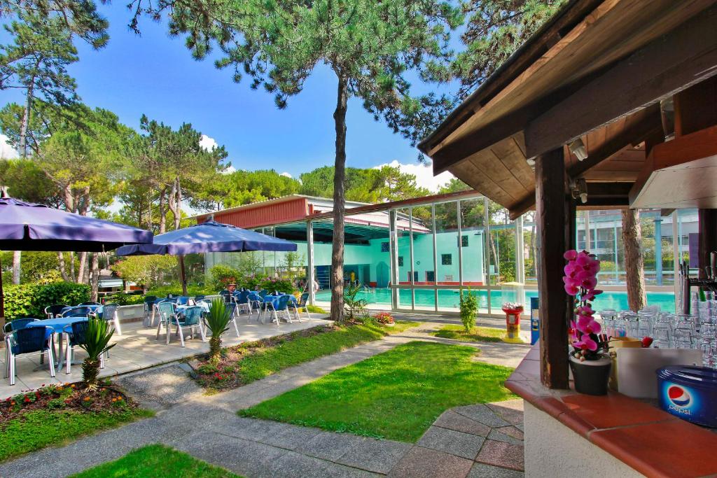 Zahrada ubytování Hotel Meridianus