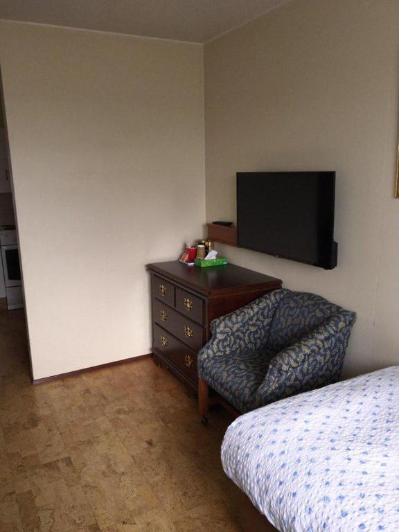 TV a/nebo společenská místnost v ubytování Hotel Vogar