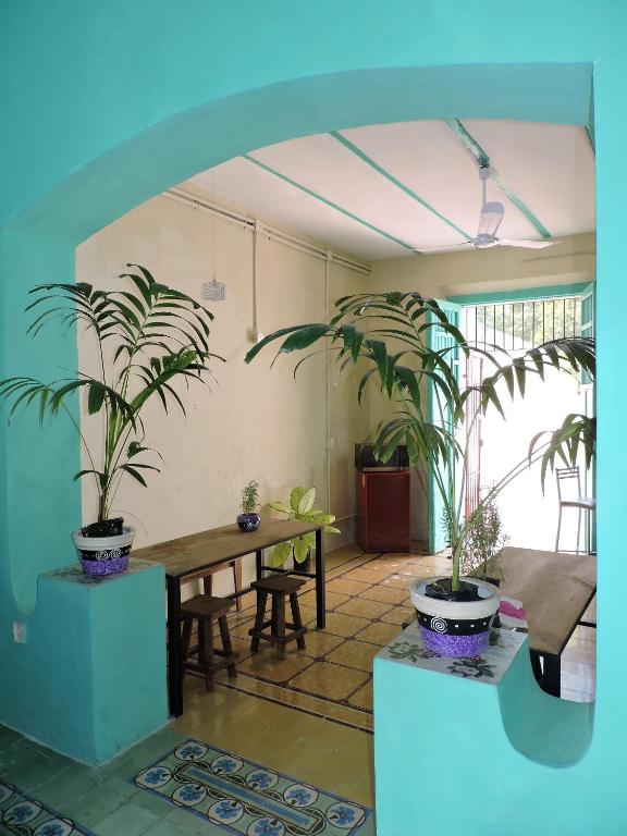 Posezení v ubytování Guaya Hostel