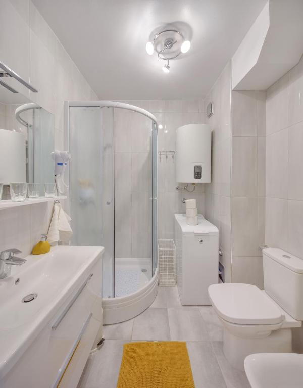 Koupelna v ubytování Apartman Osijek