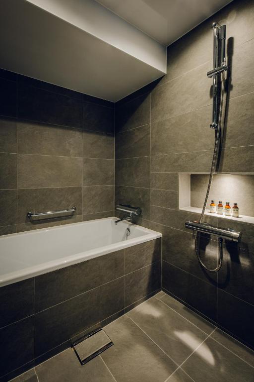 Koupelna v ubytování node hotel
