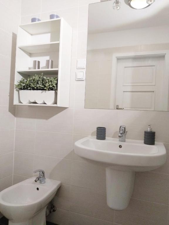 Kúpeľňa v ubytovaní Apartament Rodzinny 200M do morza Kołobrzeg