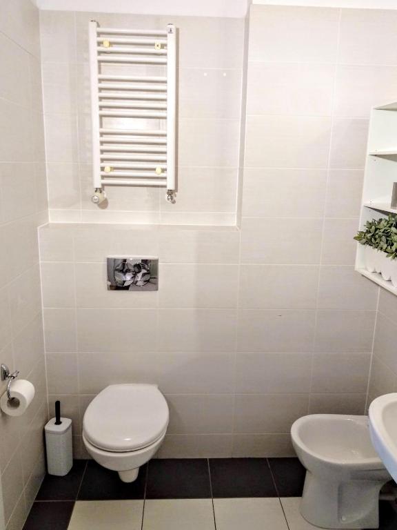 Kúpeľňa v ubytovaní Apartament Rodzinny 200M do morza Kołobrzeg