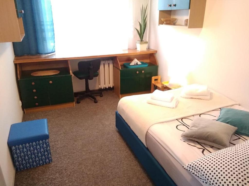 Voodi või voodid majutusasutuse Kaktusik toas