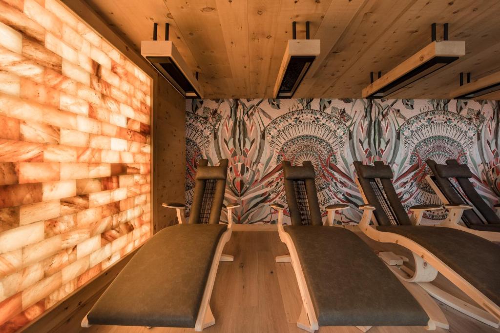 Fitness centrum a/nebo fitness zařízení v ubytování Hotel Hirzer 2781