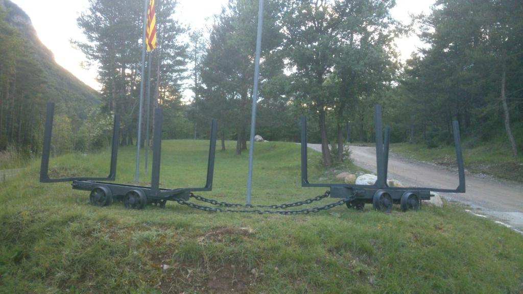 Zahrada ubytování Camping L'Espelt