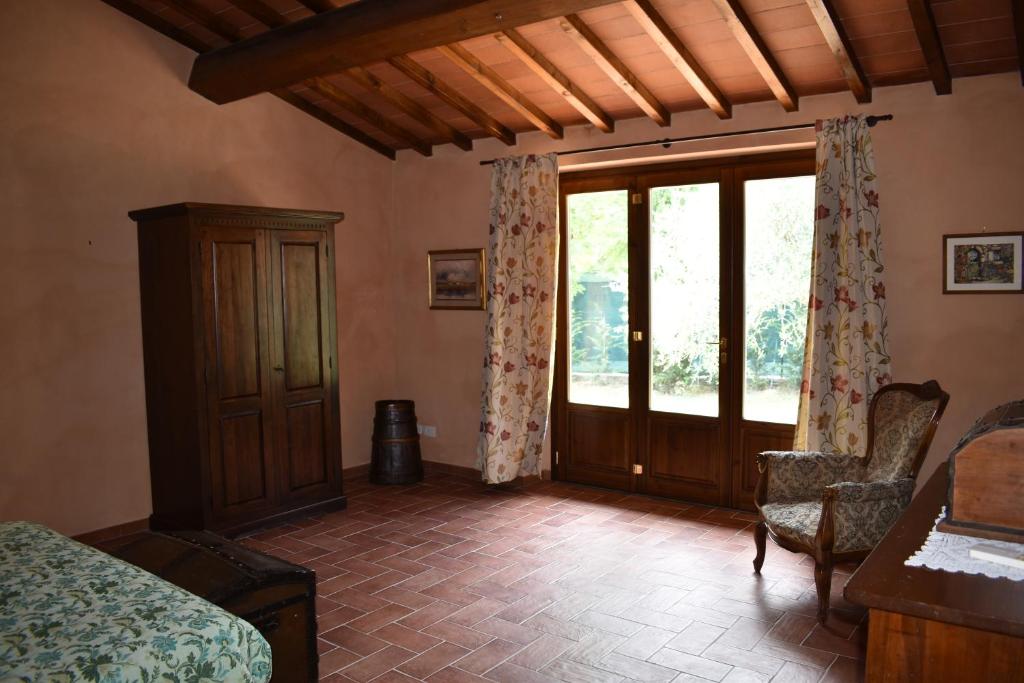 Część wypoczynkowa w obiekcie Agriturismo Il Santo