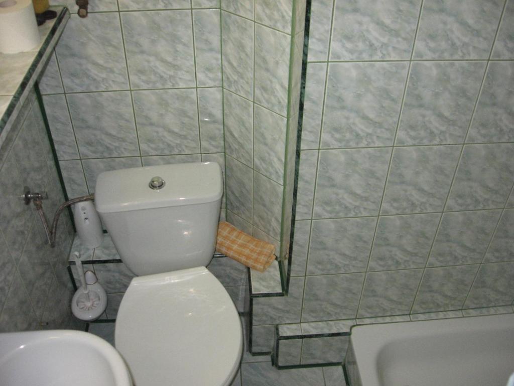 Kúpeľňa v ubytovaní Jarzębinka