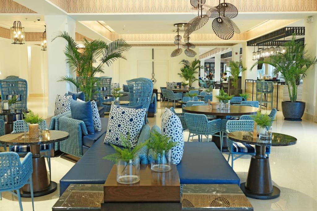 Posezení v ubytování Mella Hotel