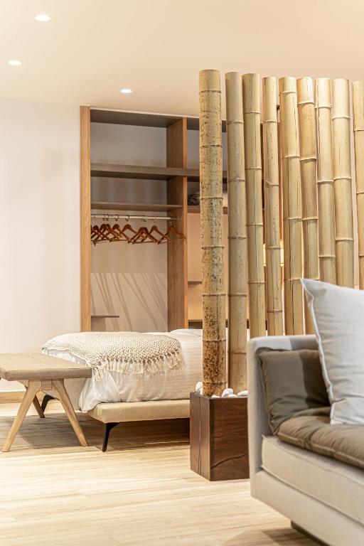 Posezení v ubytování F & S LOUNGE SUITES