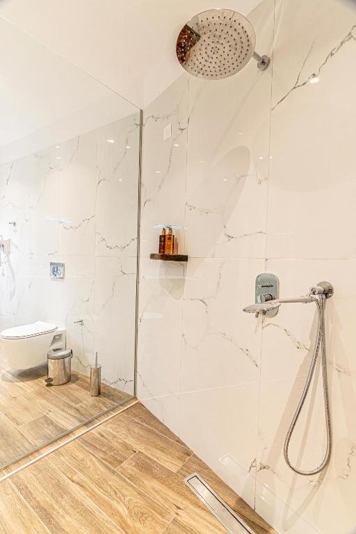 Koupelna v ubytování F & S LOUNGE SUITES