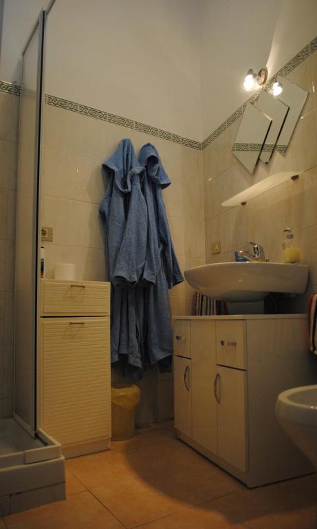 Koupelna v ubytování La Casa Nei Sassi