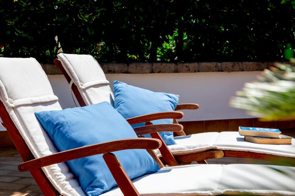 Posezení v ubytování Xenia House Sorrento