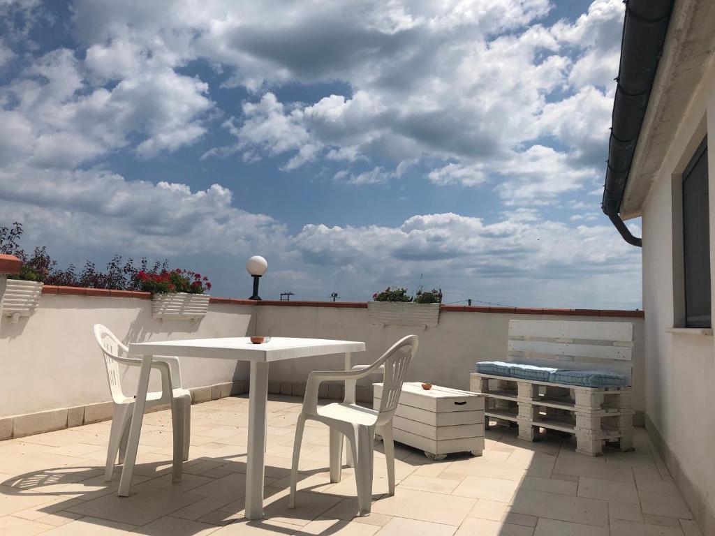 Balkón nebo terasa v ubytování B&b Villa Eden