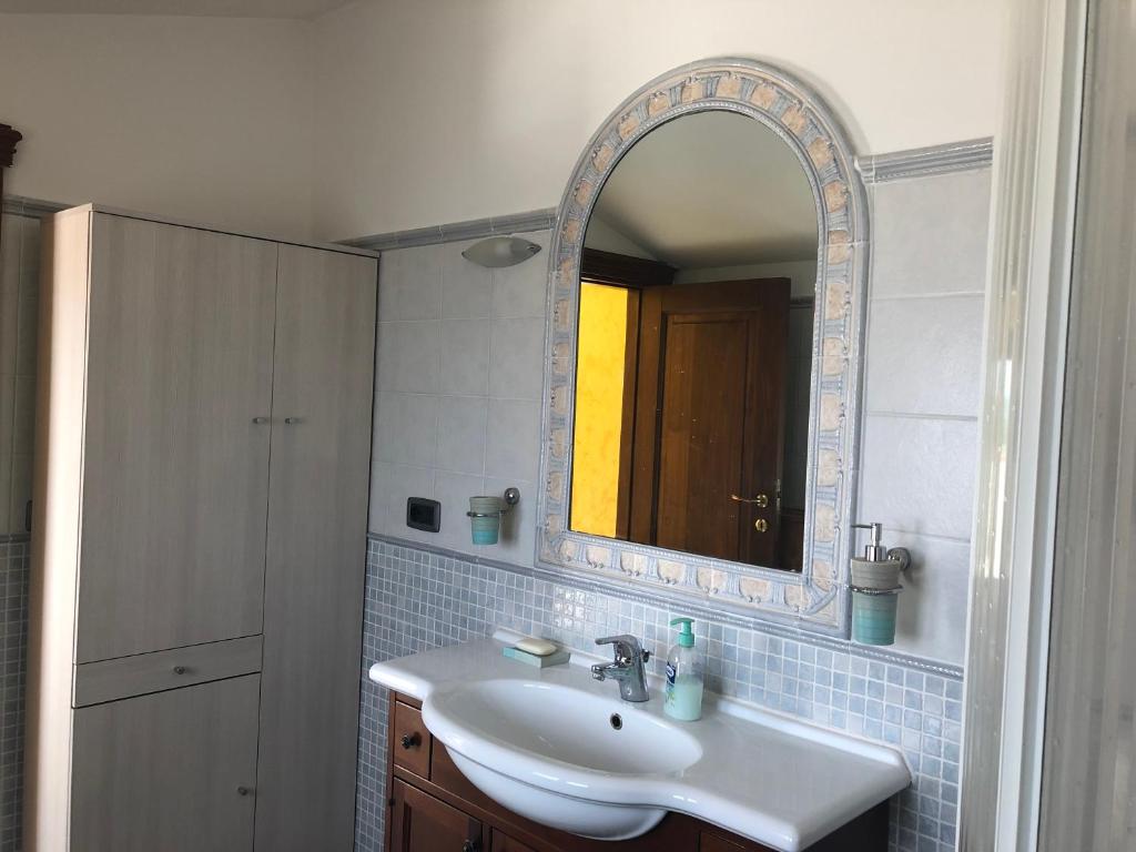 Koupelna v ubytování B&b Villa Eden