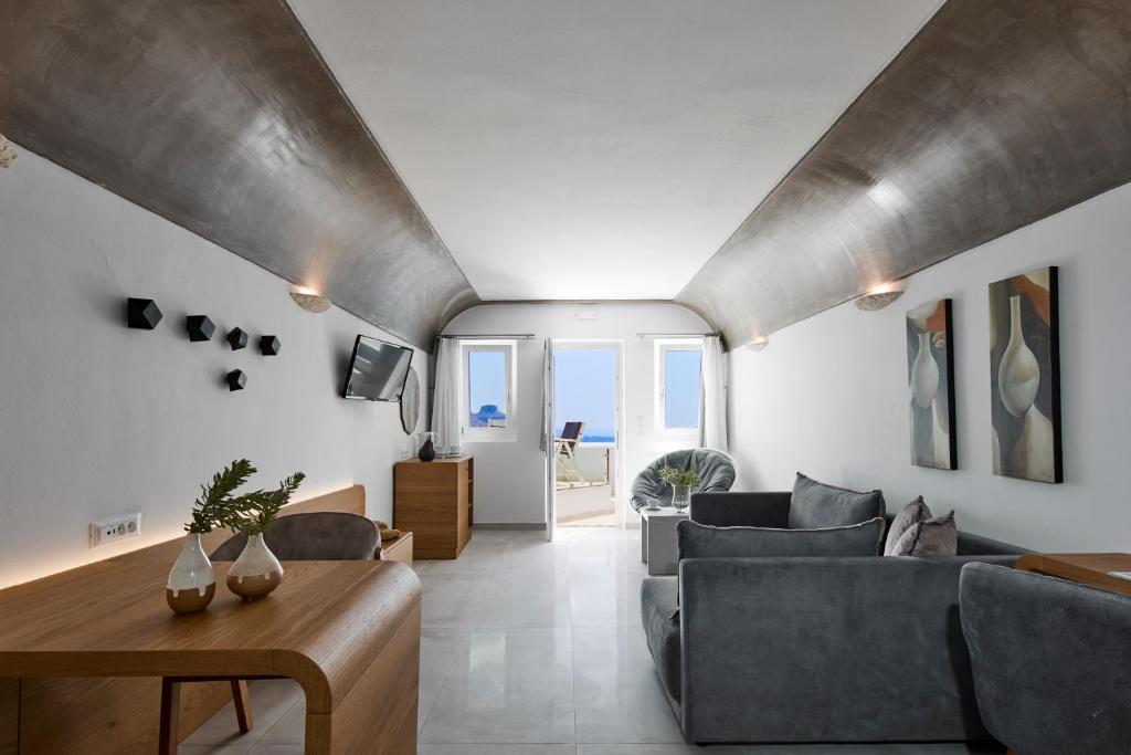 Posezení v ubytování Santorini Princess Spa Hotel