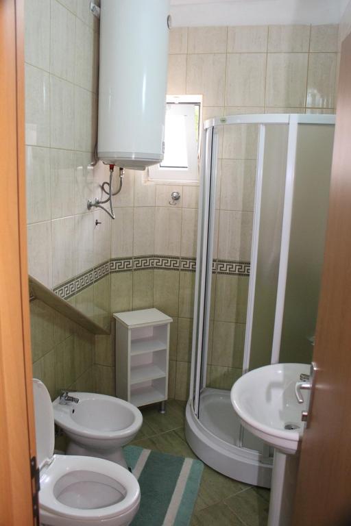 Koupelna v ubytování Casa Hena