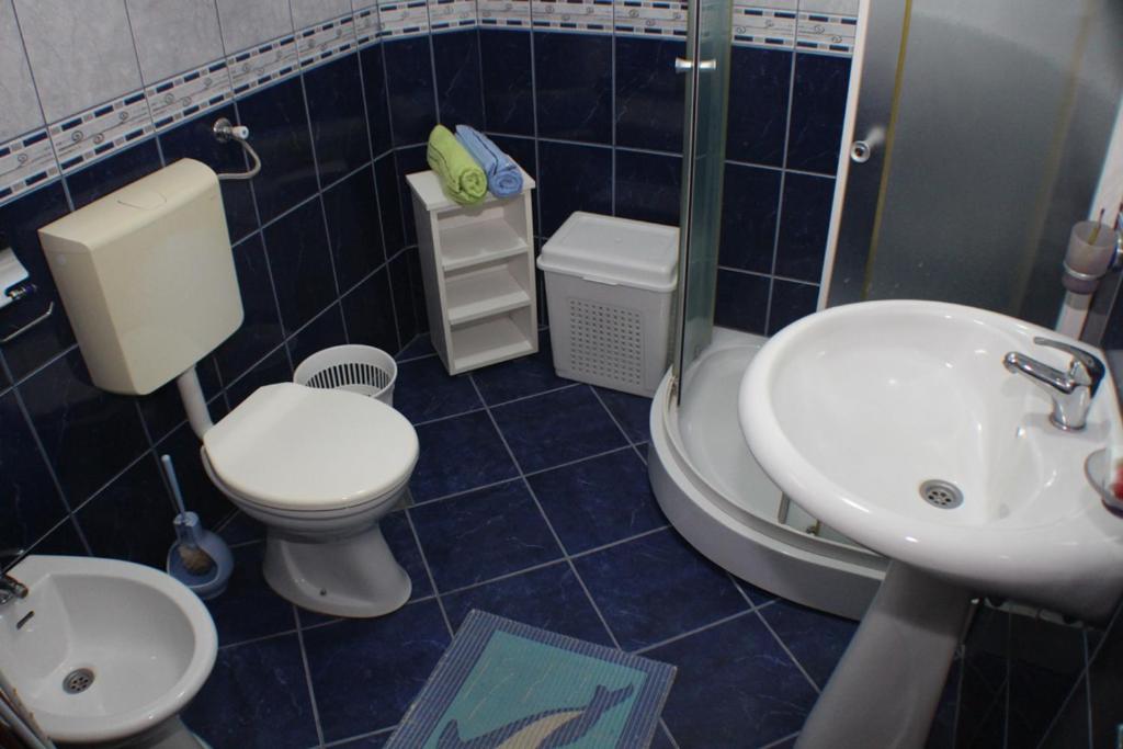 Koupelna v ubytování Casa Hena